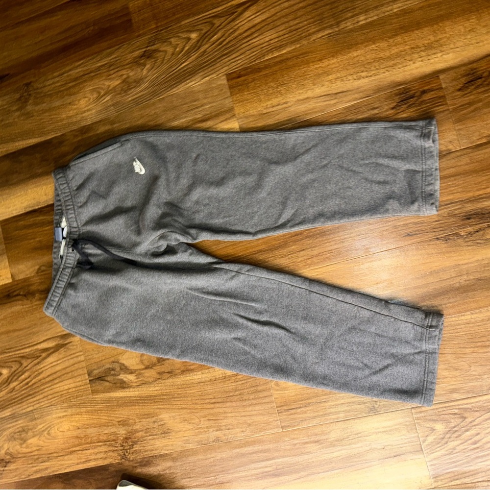 Nike Gray Joggers with Elastic Waistband and Cuffs